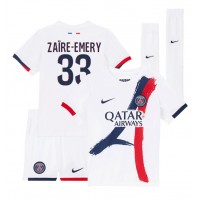 Paris Saint-Germain Warren Zaire-Emery #33 Replica Away Minikit 2024-25 Short Sleeve (+ pants)